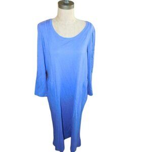 Logo by Lori Goldstein Size M Medium Periwinkle Casual Dress